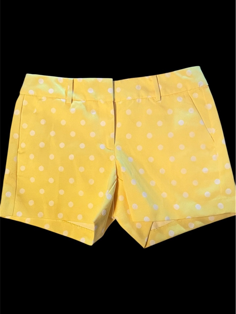 Ann Taylor Yellow Polka Dot Shorts
